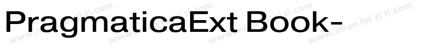 PragmaticaExt Book字体转换